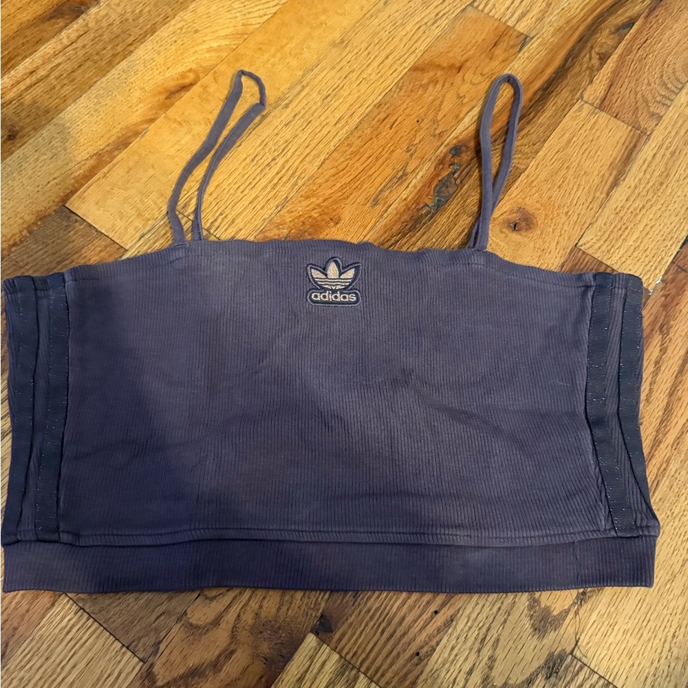 Adidas VINTAGE Purple Crop Top